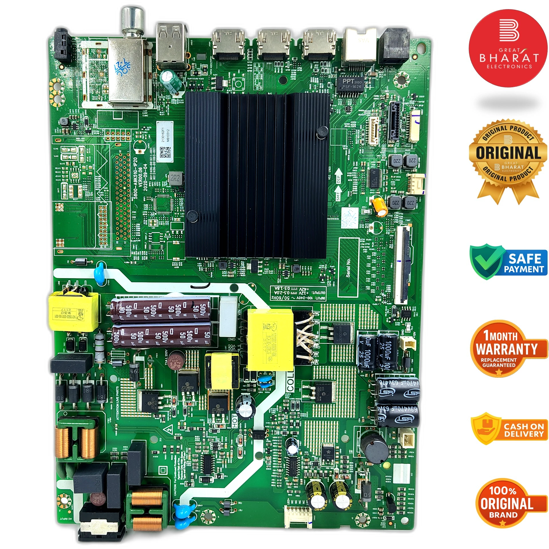 Model RMV2004 Realme LED TV Motherboard - Great Bharat Electronics Model RMV2004 Realme LED TV Motherboard - Great Bharat Electronics
